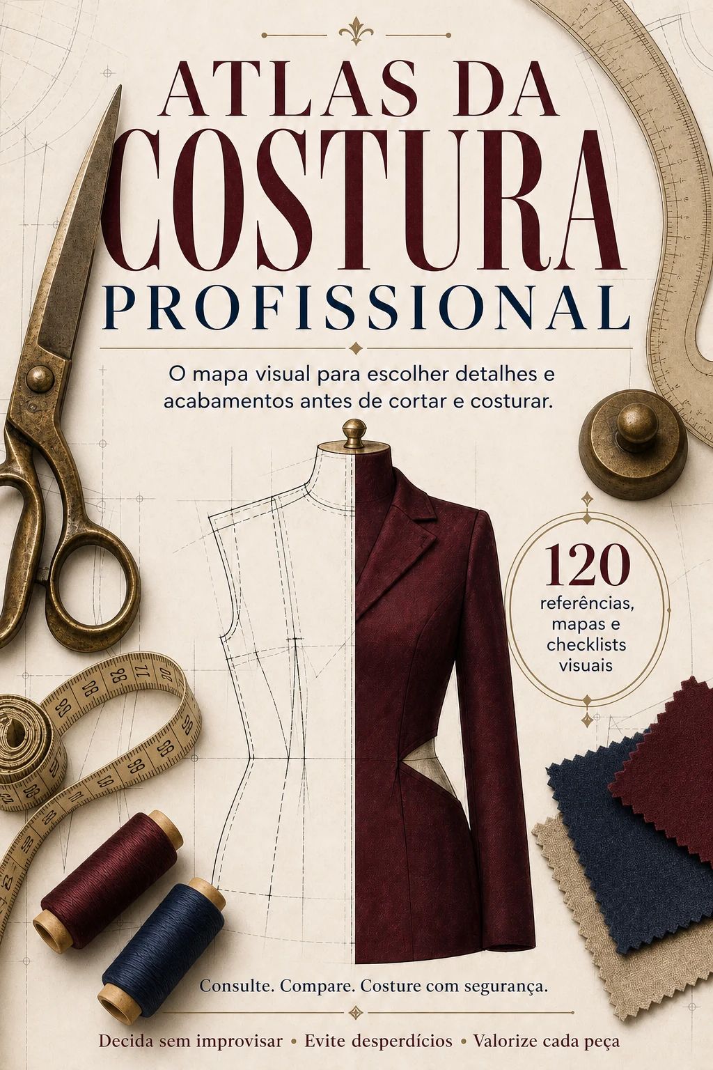 Capa do Atlas da Costura Profissional